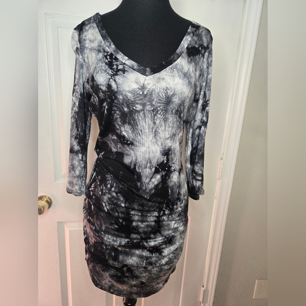 Tie Dye Bodicon Mini Dress